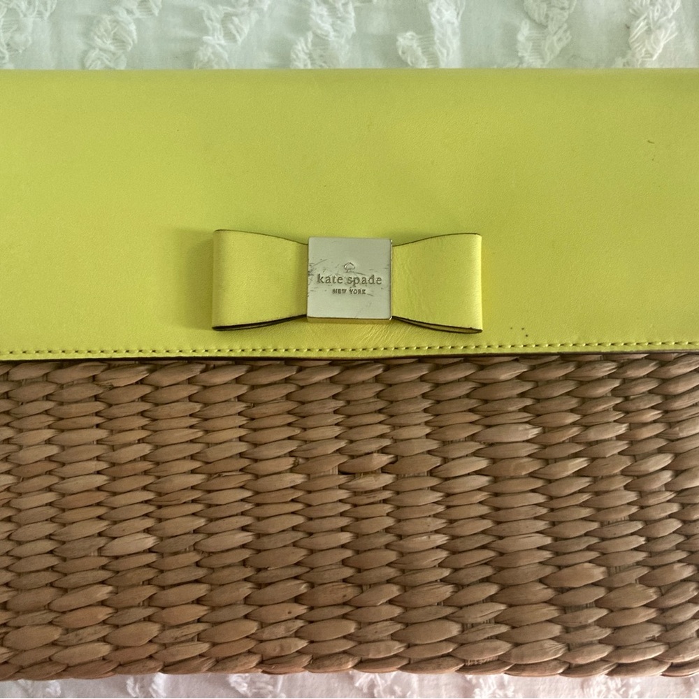Kate Spade Yellow and Tan Shoulder Bag